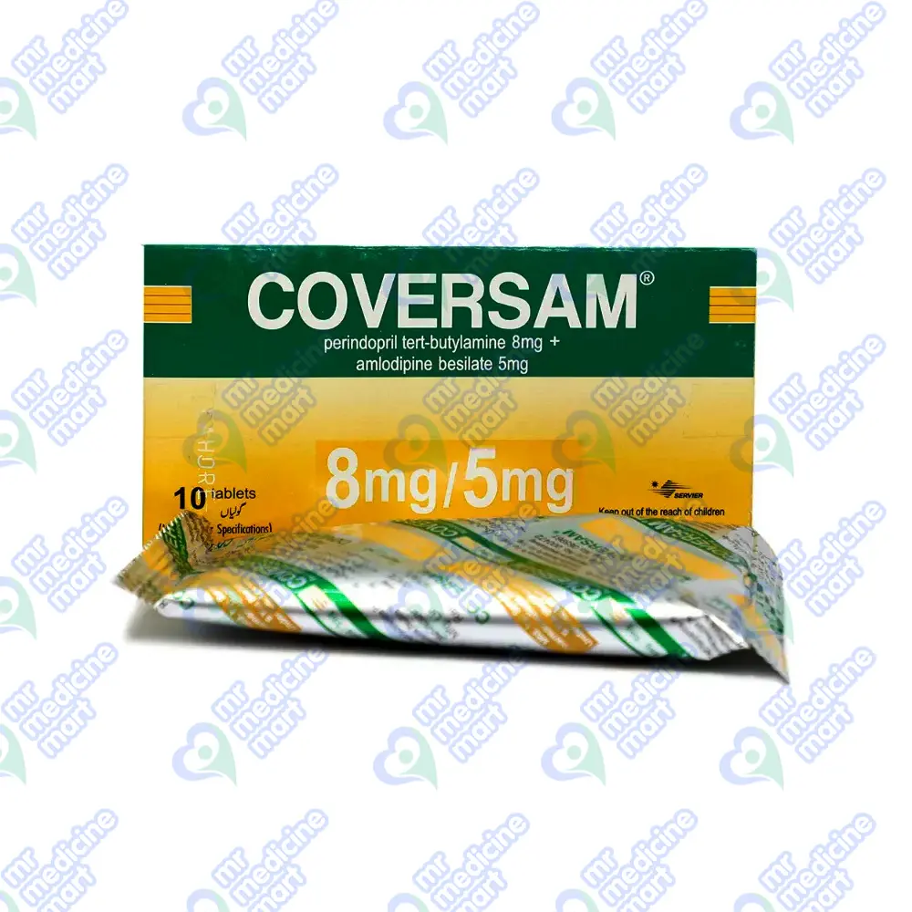 Coversam 8mg+5mg Tablet 10 'S