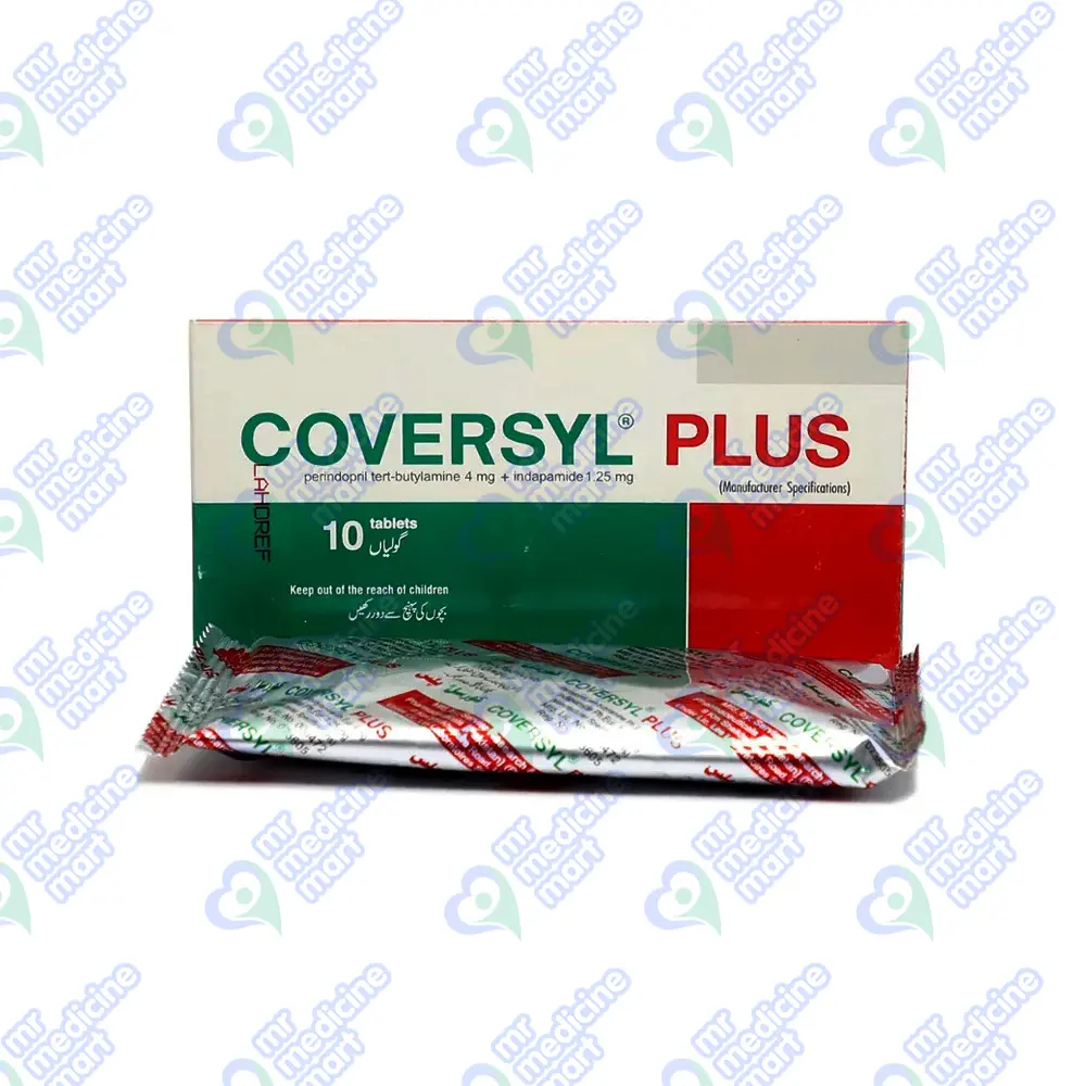 Coversyl-Plus 4mg+1.25mg Tablet 10 'S