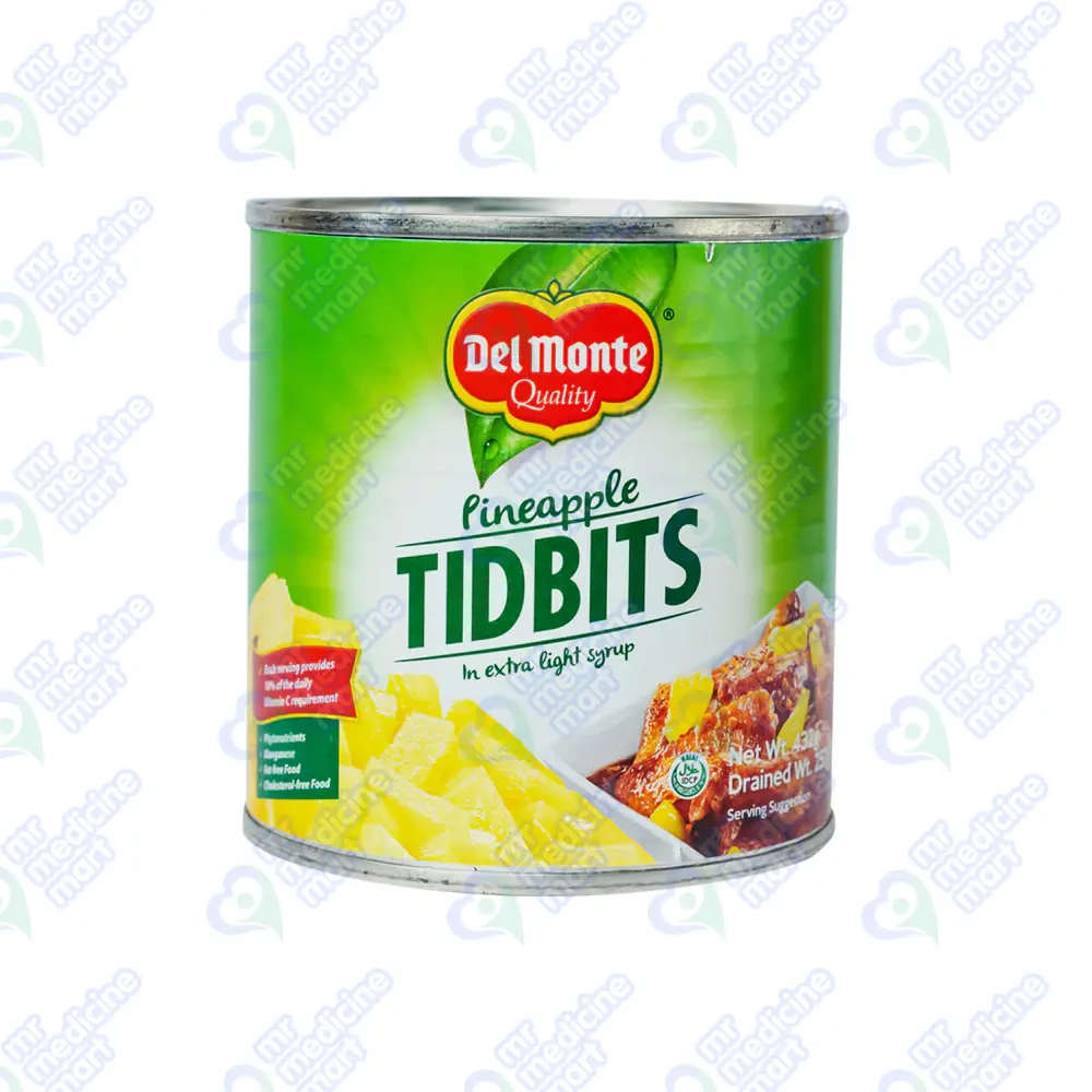 Del Monte Pineapple Tidbits 432G