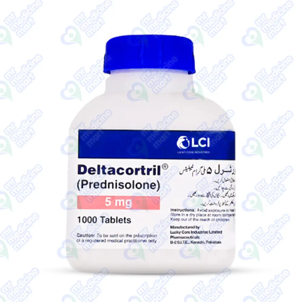 Deltacortril 5mg Tablet 1000's