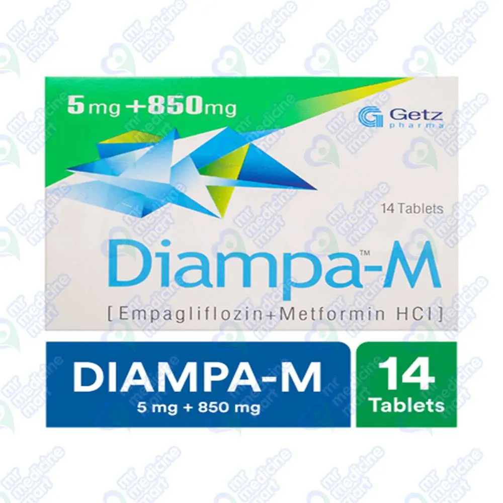 Diampa-M 5mg/850mg Tablet 14 'S