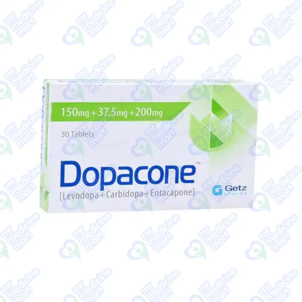 Dopacone Tablet 150mg/37.5mg/200mg 