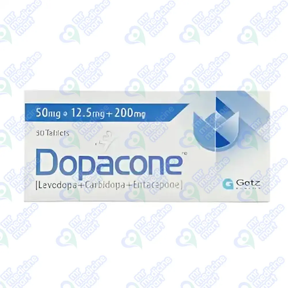 Dopacone Tablet 50mg/12.5mg/200mg 