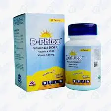 D Phlox D3 Chewable 5000IU Tablet 15's  
