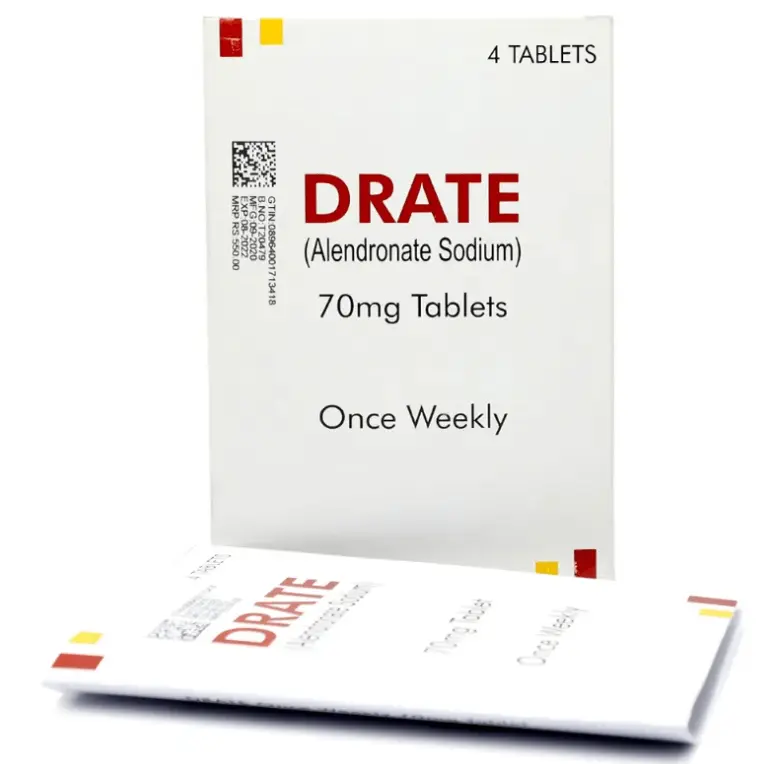 Drate 70mg Tablet 4 'S