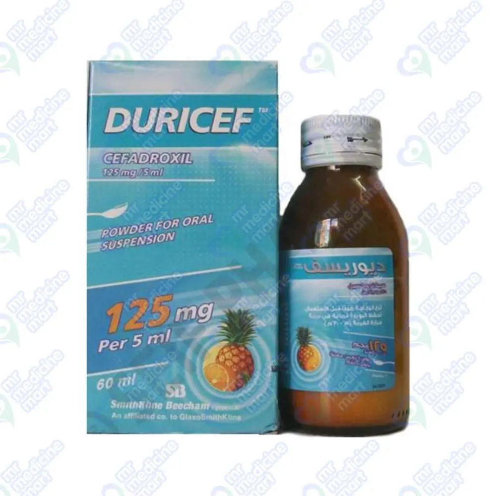 Duricef 125mg/5ml Suspension 90 ml