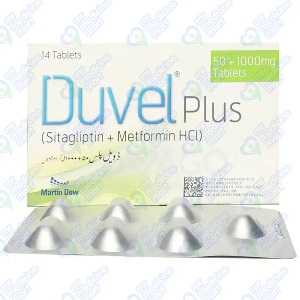 Duvel Plus 50mg/1000mg Tablet 7'S