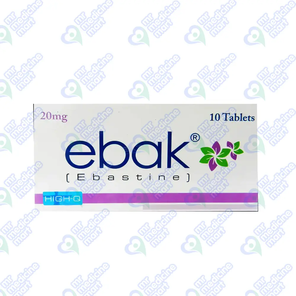 Ebak 20mg 10 Tablets
