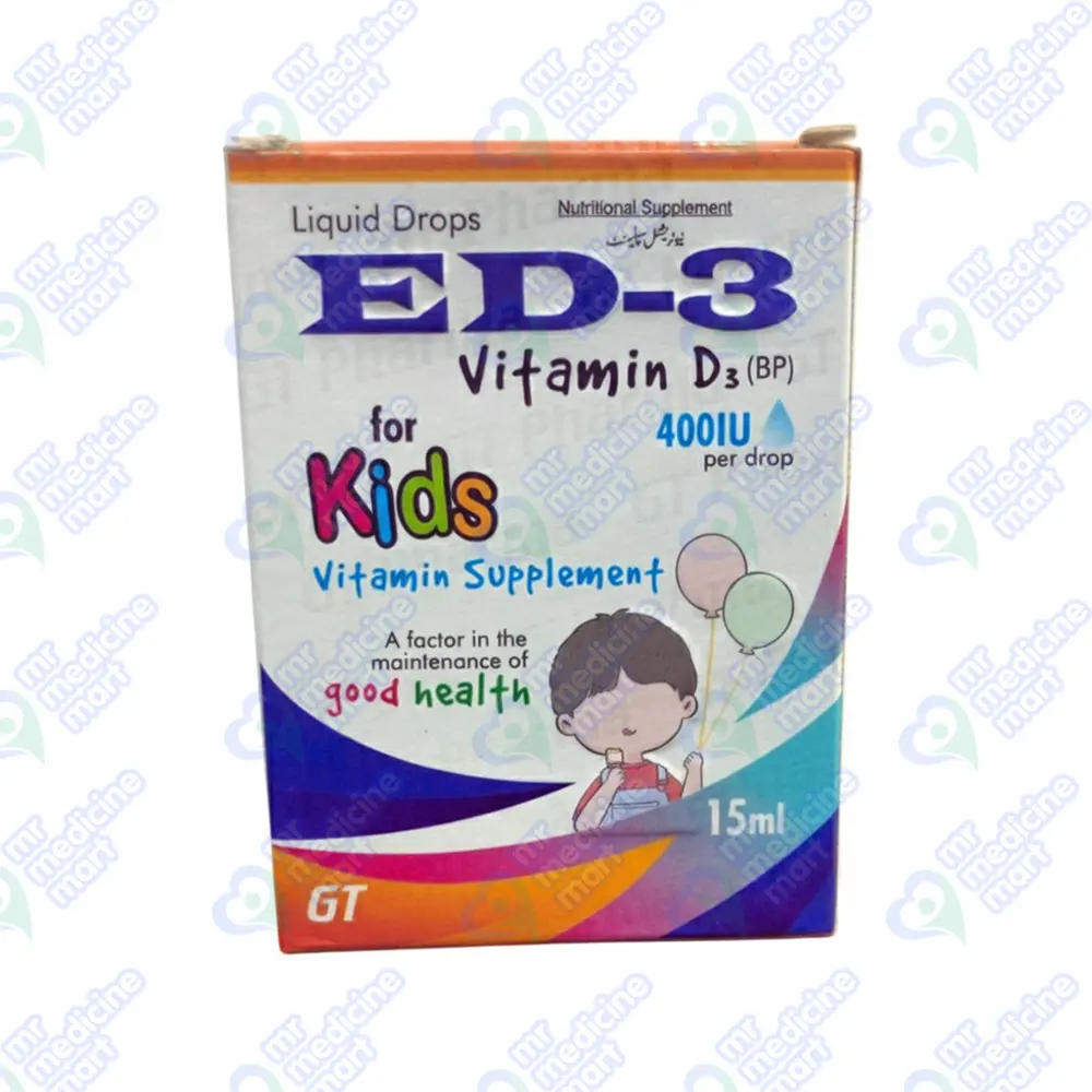 ED-3 Vitamin D3 Drops 15ml