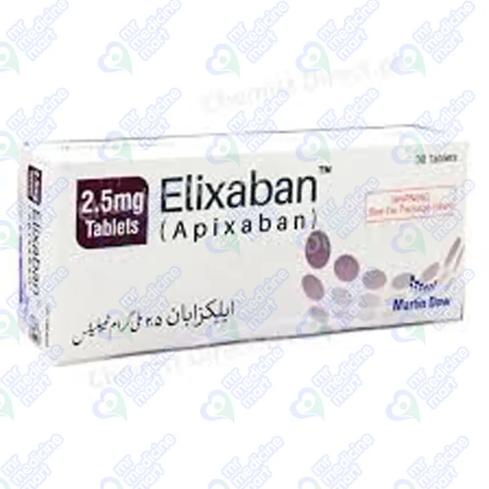 Elixaban 2.5mg Tablet 10 'S