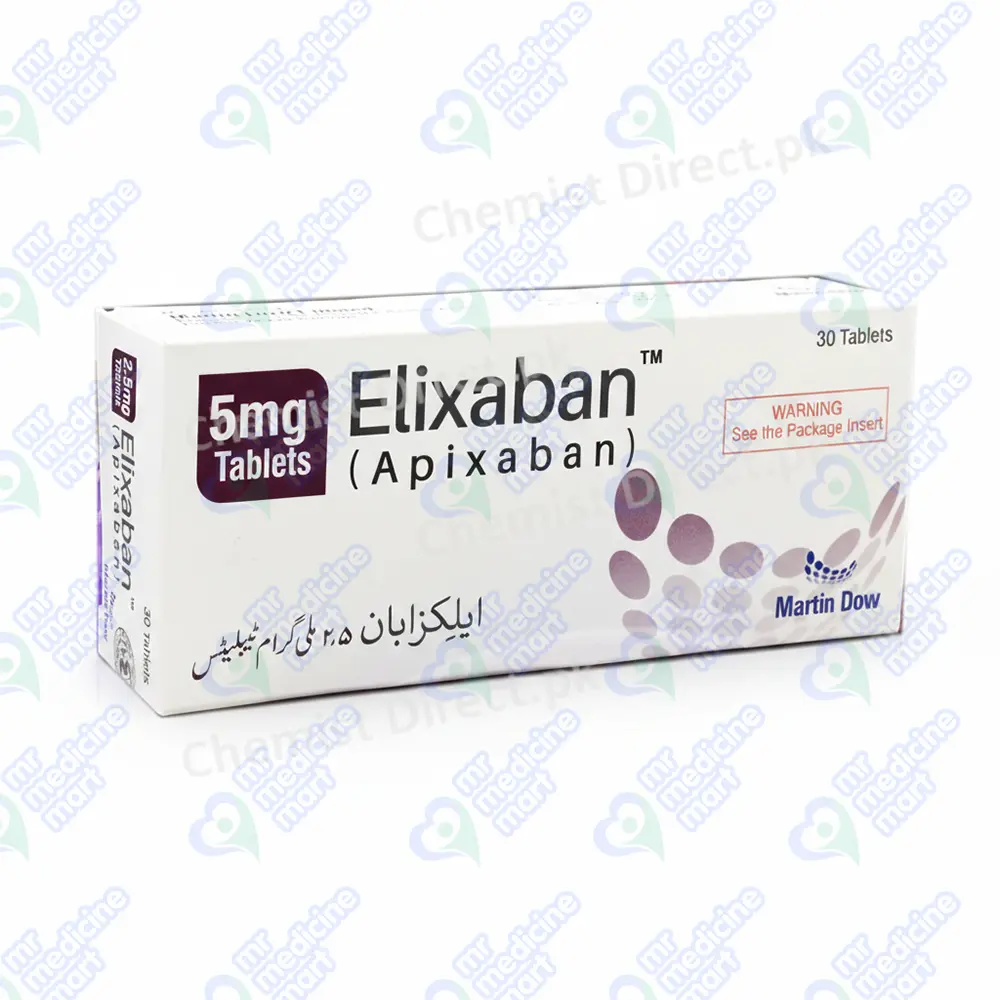 Elixaban 5mg Tablet 10 'S