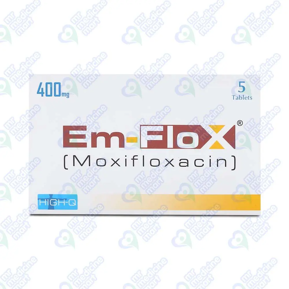 Em Flox 400mg Tablet 5's