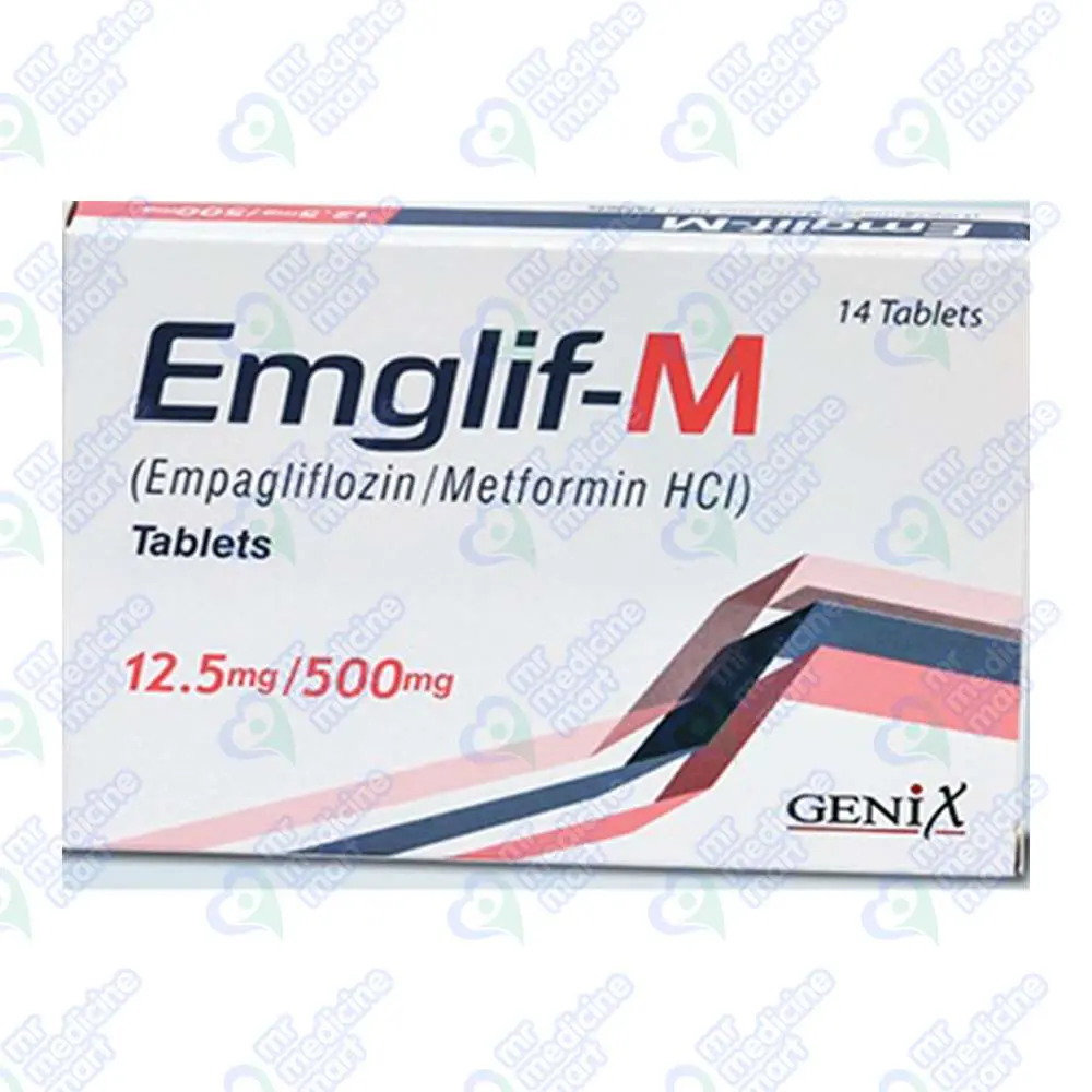 Emglif-M 12.5mg/500mg Tablet 7 'S