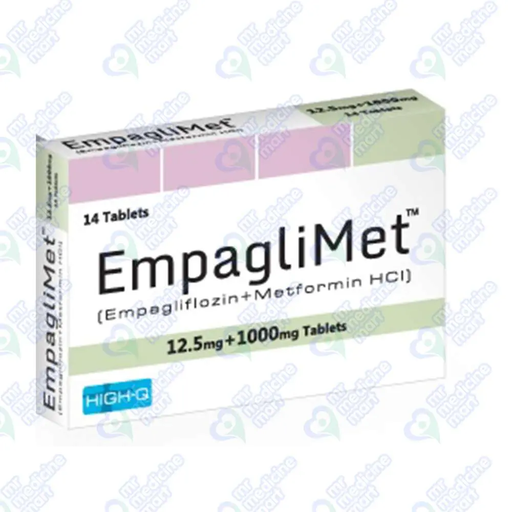 Empaglimet 12.5mg+1000mg Tablet 7 'S