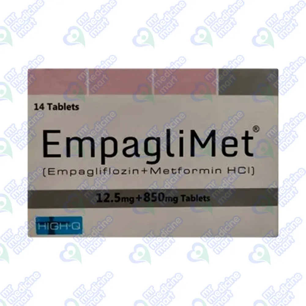 Empaglimet 12.5mg+850mg Tablet 7 'S