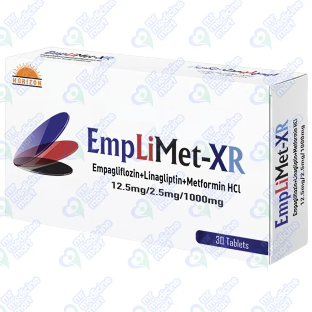 EmpLiMet XR 12.5/2.5/1000mg Tablet