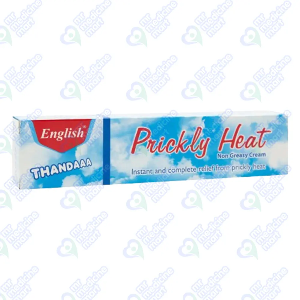 English Prickly Heat Cream
