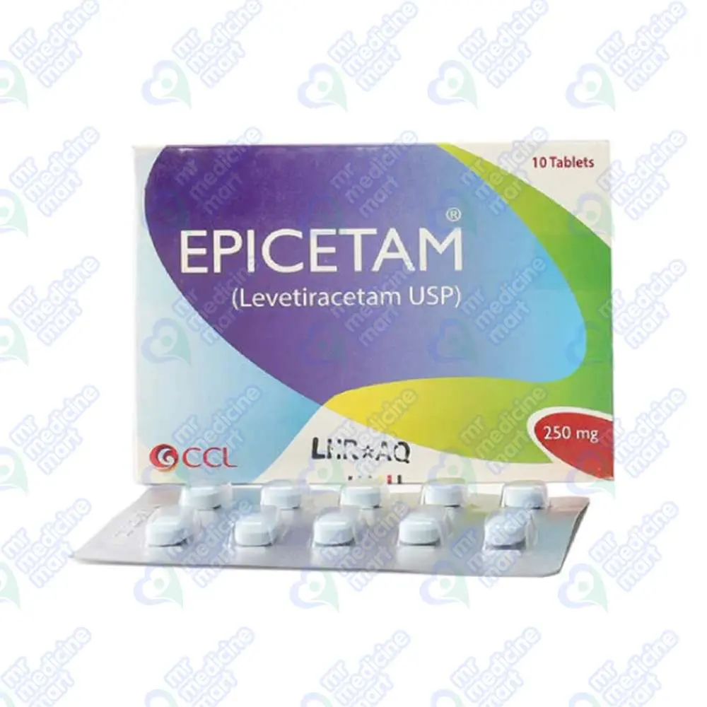 Epicetam 250mg Tablet 10 'S