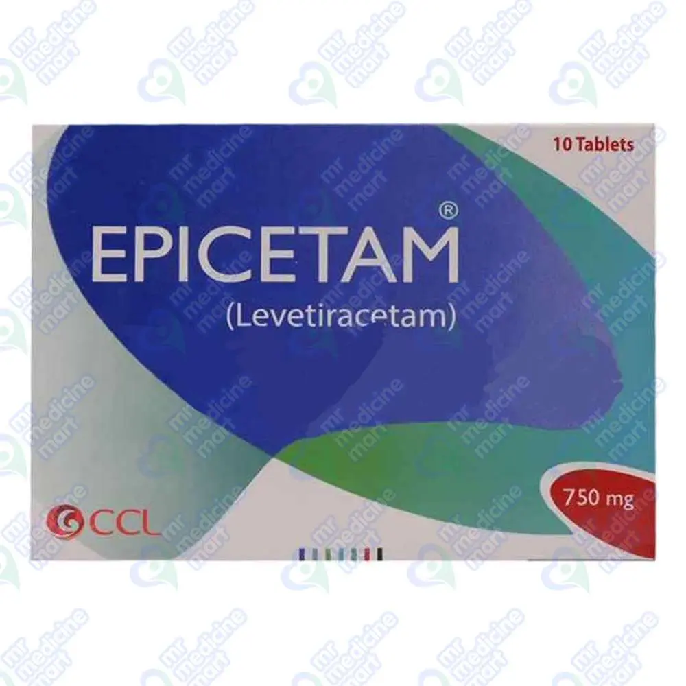 Epicetam 750mg Tablet 10 'S