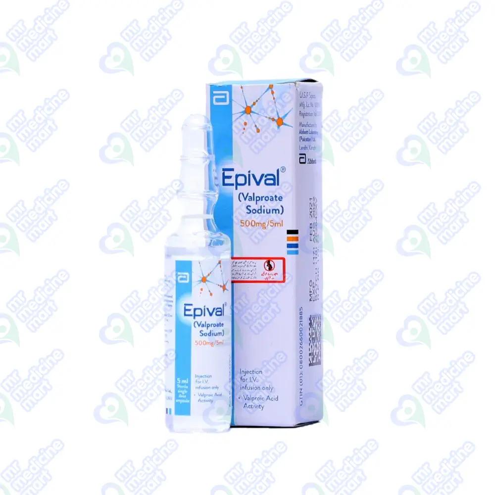Epival IV 500mg Ampule 5ml(Net)