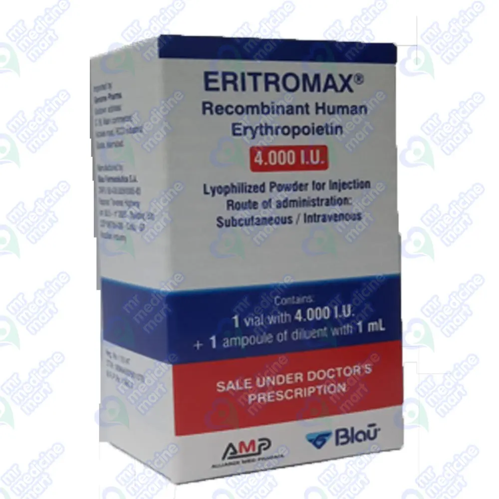 Eritromax 4000 I.U Injection 1ml 1's 