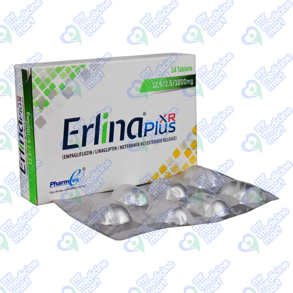Erlina Plus Xr Tablet 12.5/2.5/1000mg 