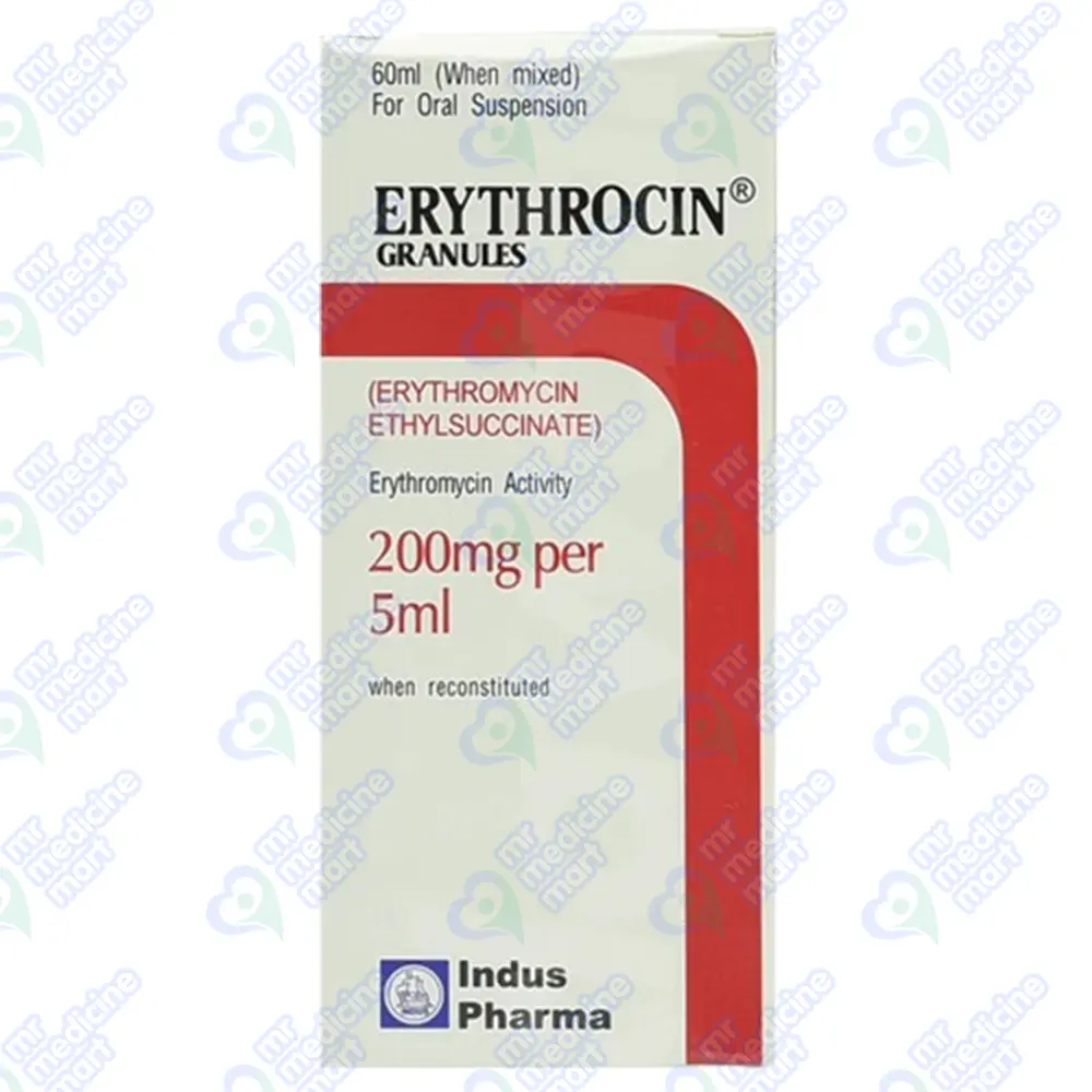 Erythrocin Granules 200mg/5ml
