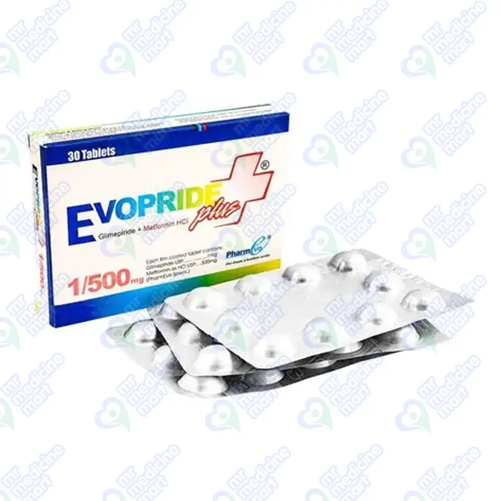 Evopride Plus 1/500mg