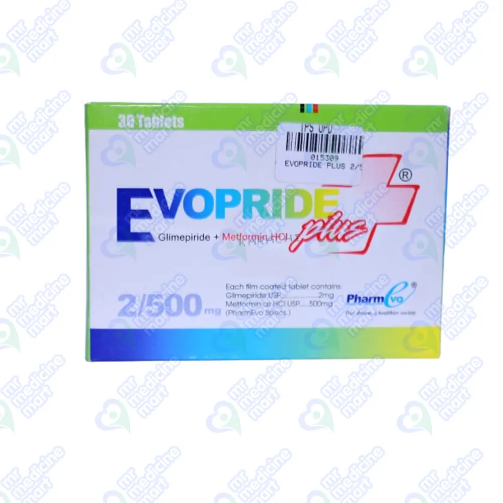 Evopride Plus 2/500mg