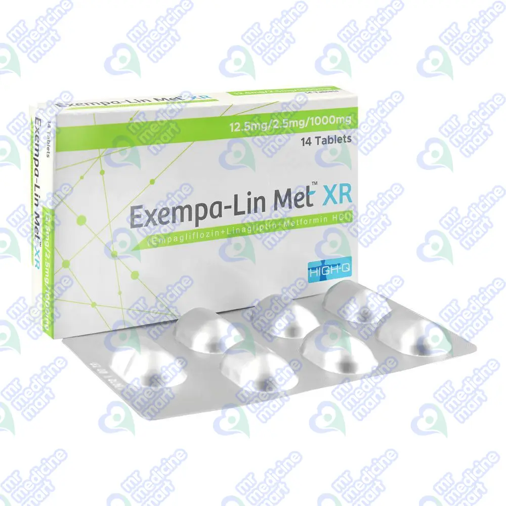 Exempa Lin Met XR 12.5mg/2.5mg/1000mg
