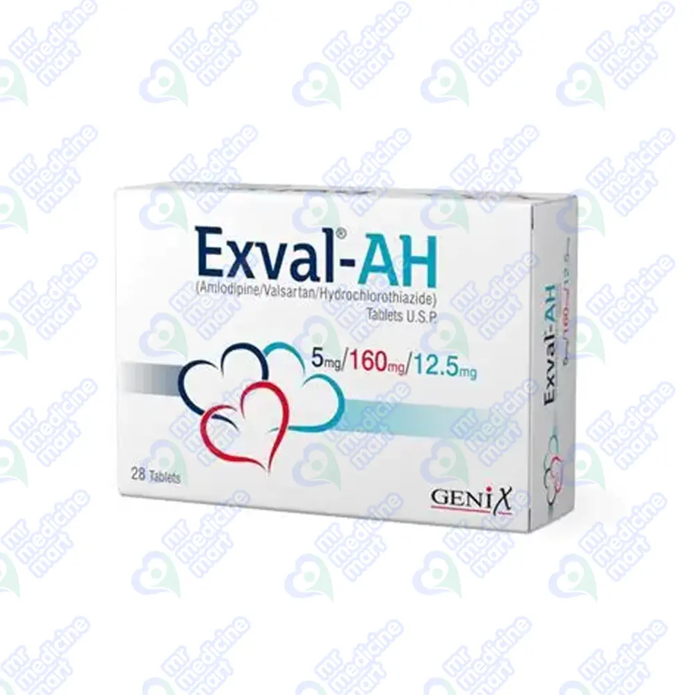 Exval AH 5/160/12.5mg Tablet
