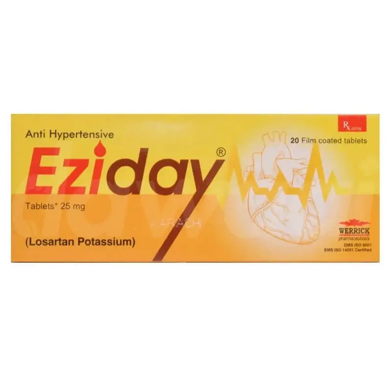 Eziday 25mg Tablet 20's
