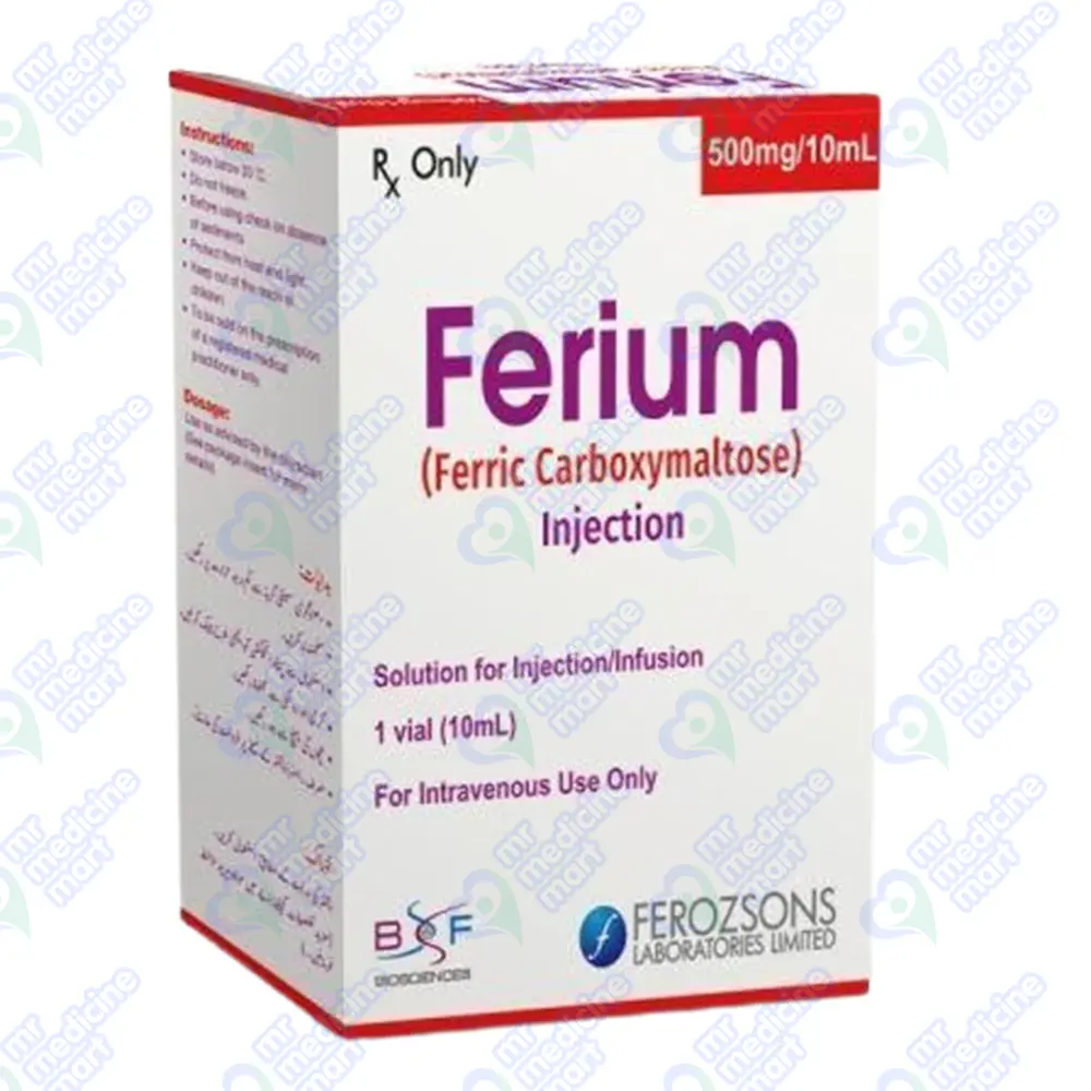 Ferium 500mg/10ml Injection 