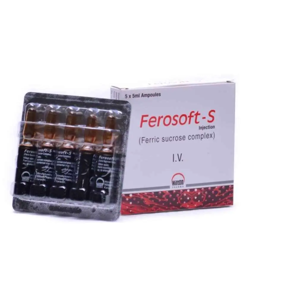 Ferosoft-S (5ml) 100mg Injection 1 'S