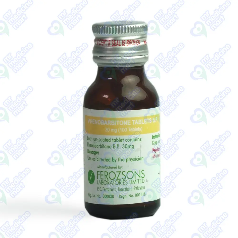 Ferozsons Phenobarbitone 30mg Tablet 100's(Net)