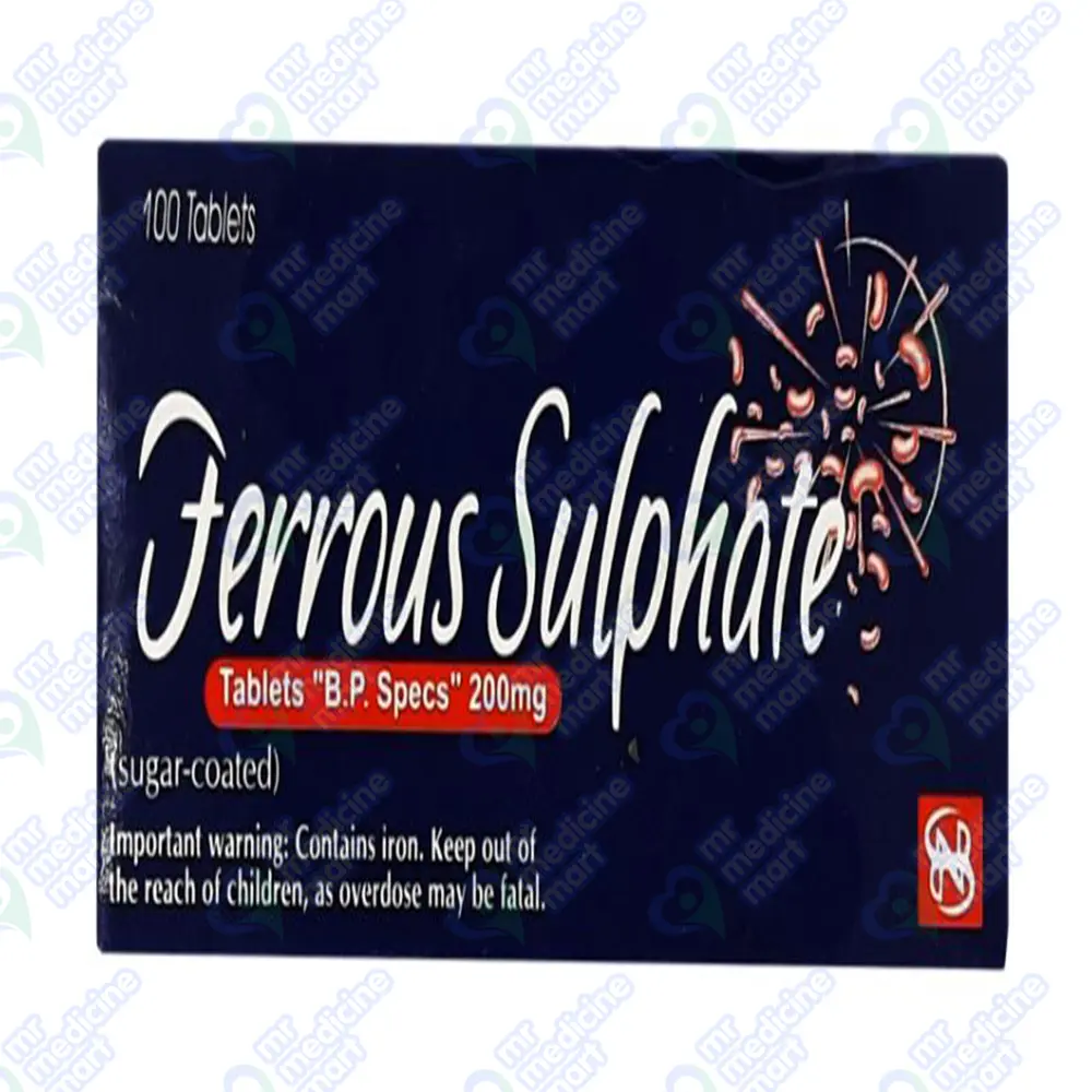 Ferrous Sulphate B.P 200mg (Net)