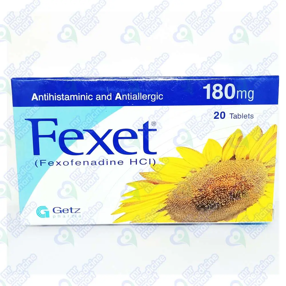 Fexet 180mg Tablet 10 'S