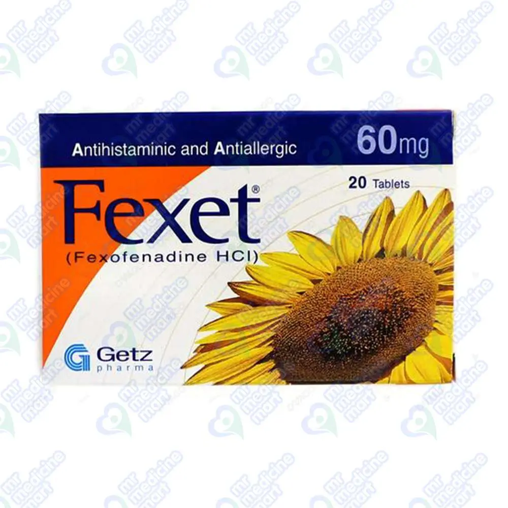Fexet 60mg Tablet 10 'S