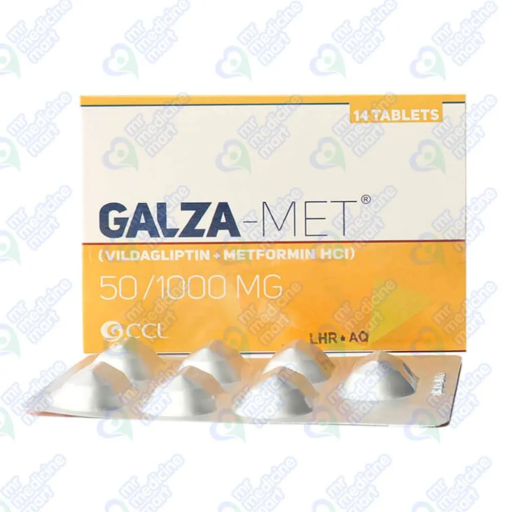 Galza Met 50/1000mg Tablet 7 'S