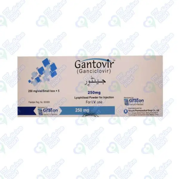 Gantovir 250mg Injection 1 Vial