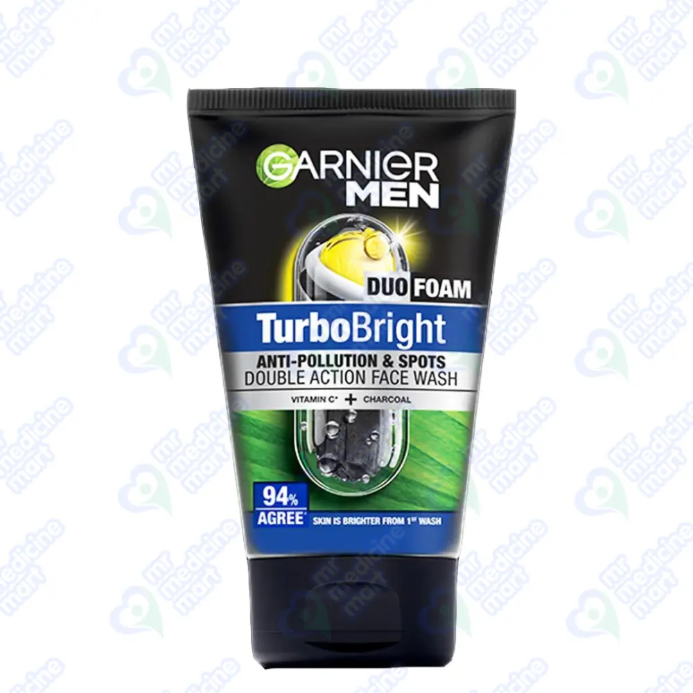 Garnier Men TurboBright Duo Foam Face Wash