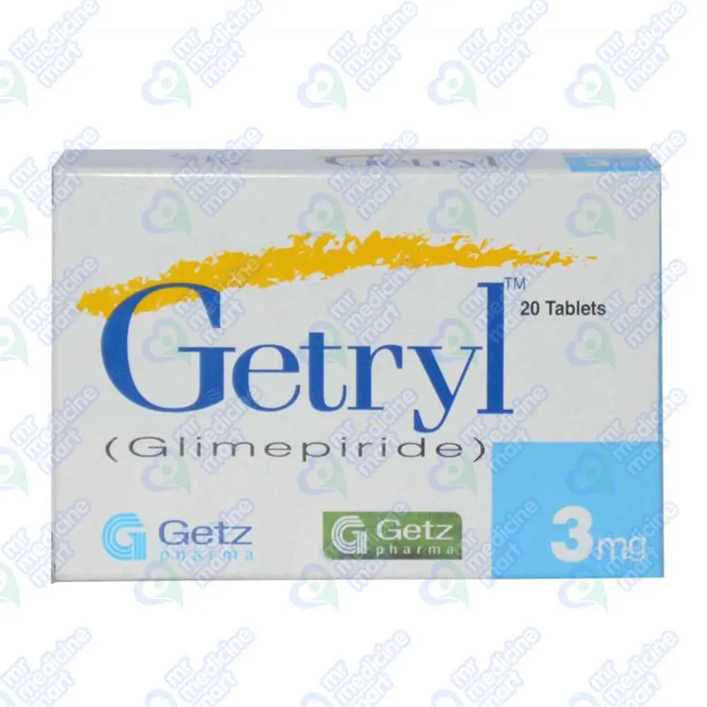 Getryl 3mg Tablet 10 'S