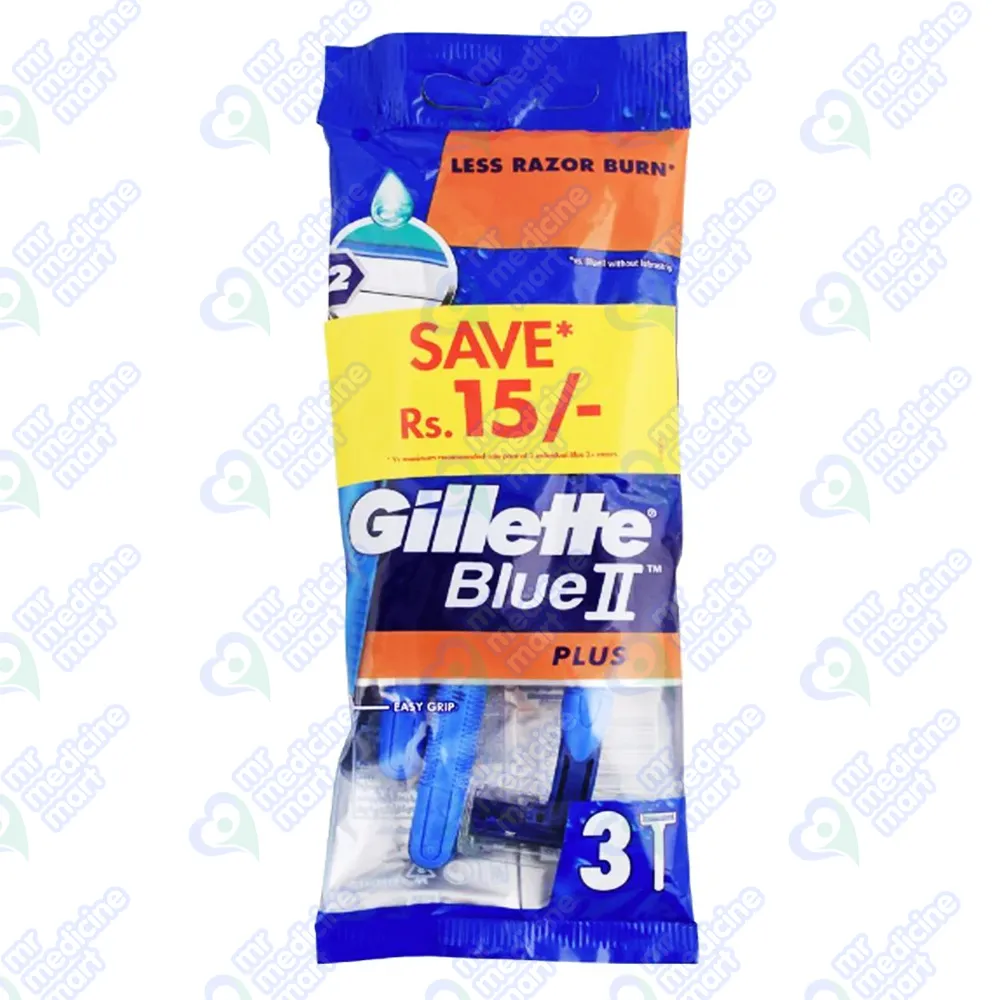 Gillete Blue II 3's  *Save Rs. 15/-