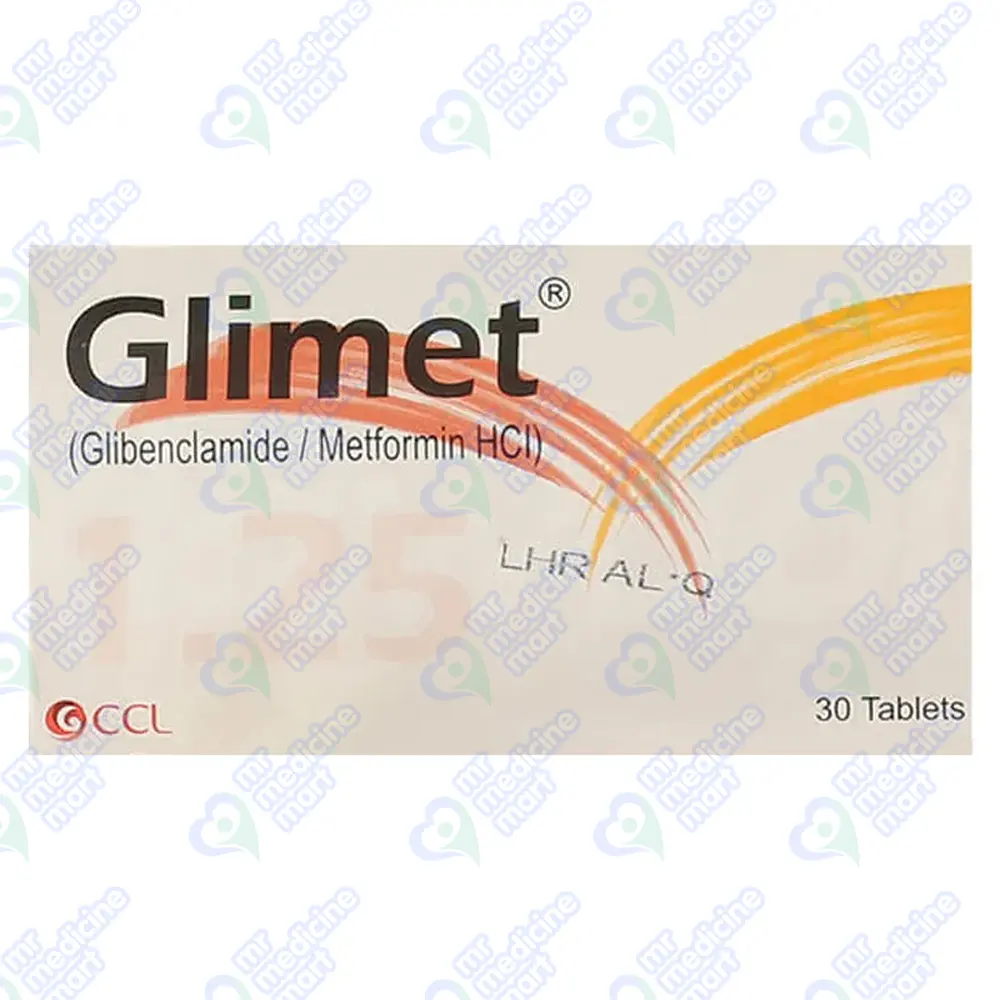 Glimet 1.25mg+250mg Tablet 10 'S