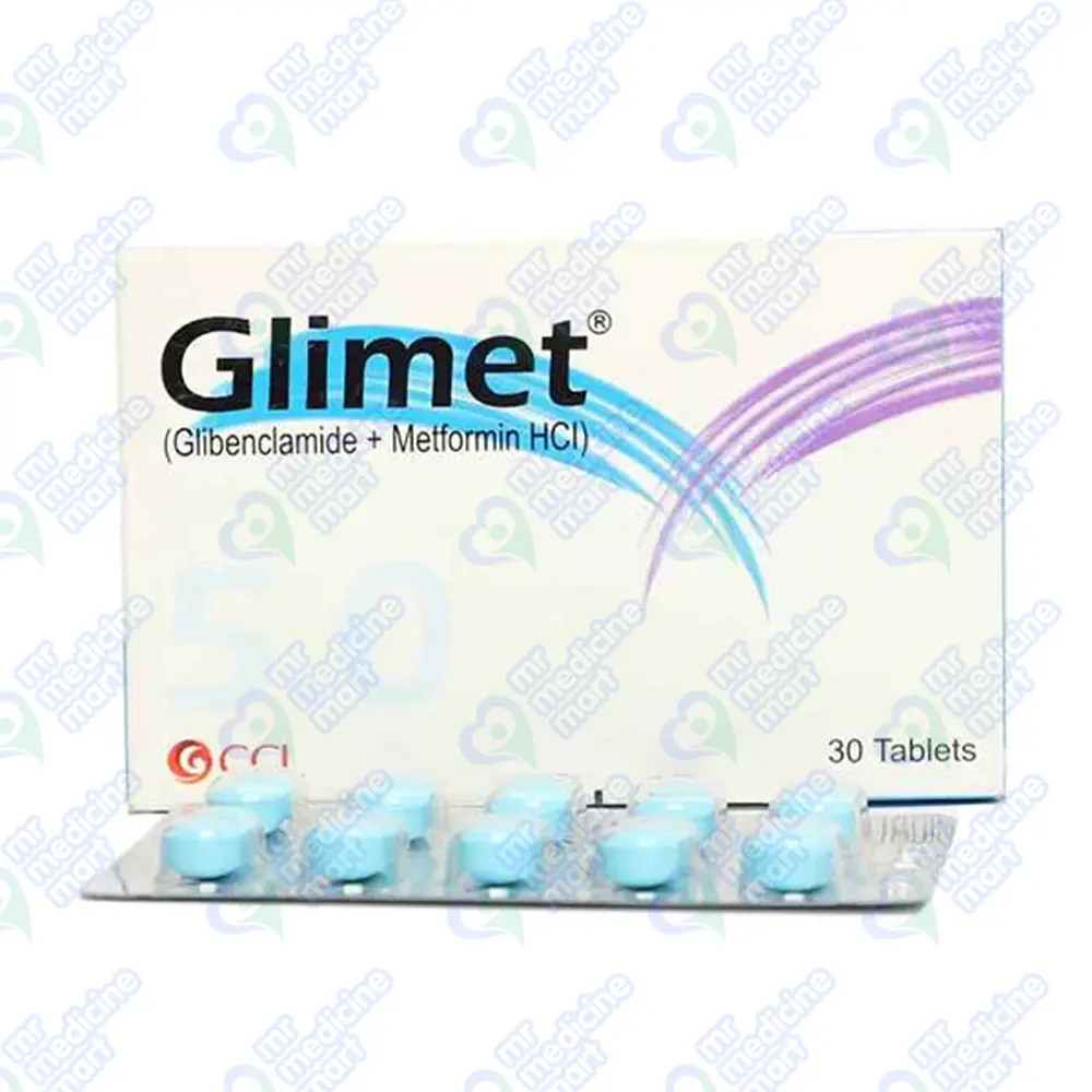 Glimet 5mg+500mg Tablet 10 'S
