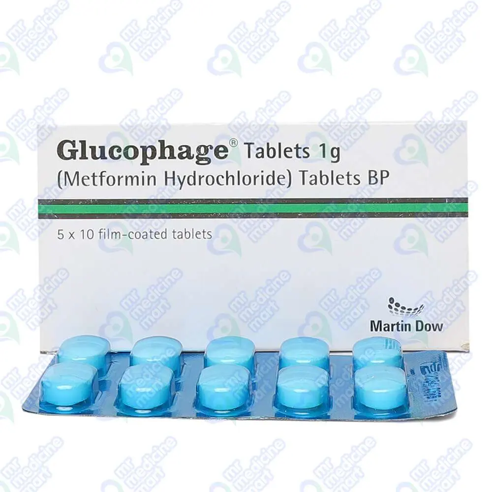 Glucophage 1gm Tablet