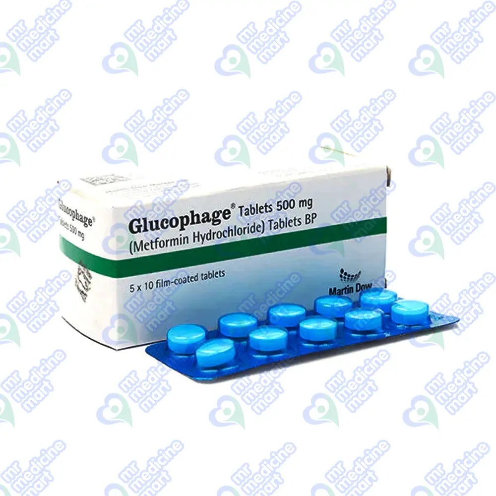 Glucophage 500mg Tablet