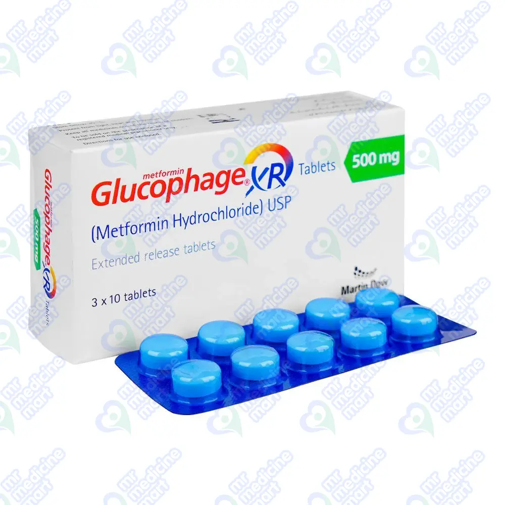 Glucophage XR 500mg Tablet