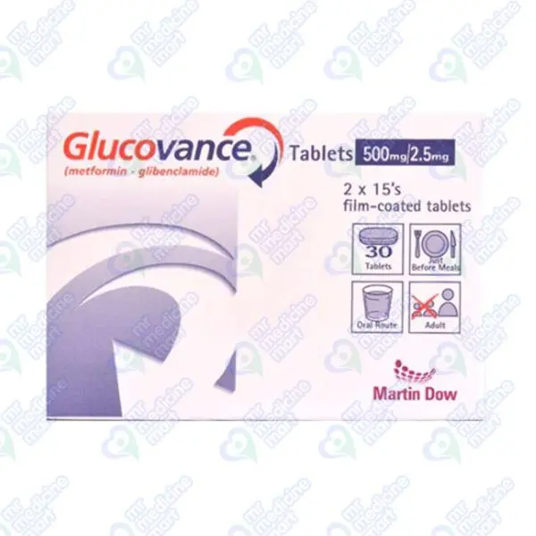 Glucovance 500mg+2.5mg Tablet 15 'S
