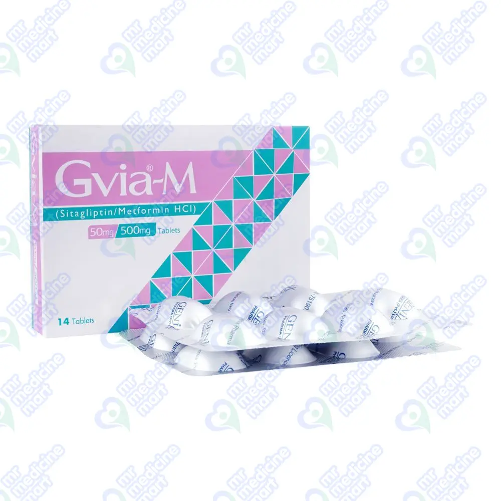 Gvia M 50mg+500mg Tablet 7 'S